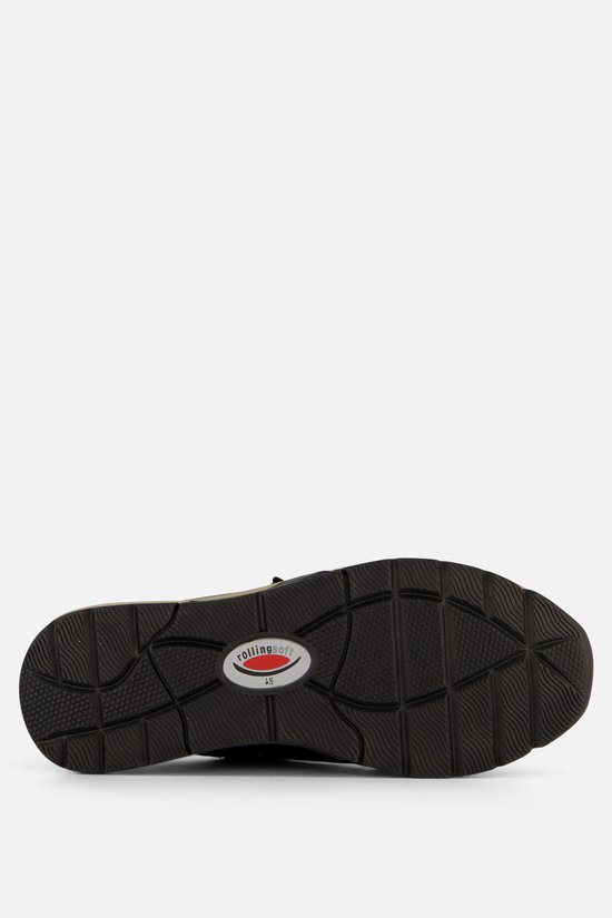 Zool van de sneaker met een grof profiel en het "rollingssoft" logo.