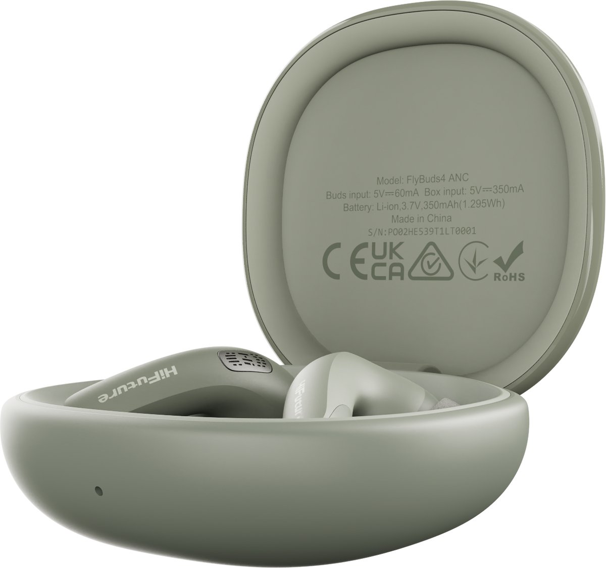 Hifuture - Flybuds4 - In-Ear draadloze oordopjes - Licht groen