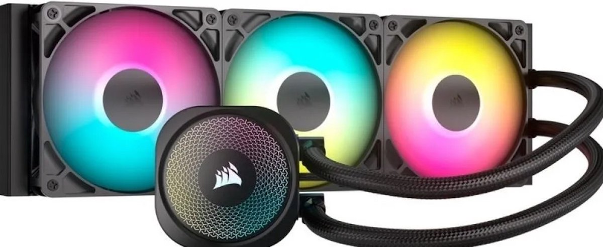 Corsair Cooling Combo 1 - Corsair Nautilus 360 Rs Argb + Rs120 Argb 3-Pack koeler - afbeelding 3