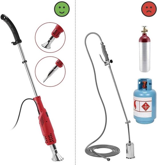 Thuys - Onkruidbrander Elektrisch - Onkruidverwijderaars - Onkruidverdelger - ‎106 x 16 x 9 cm - Groen van Merkloos	 — afbeelding 2