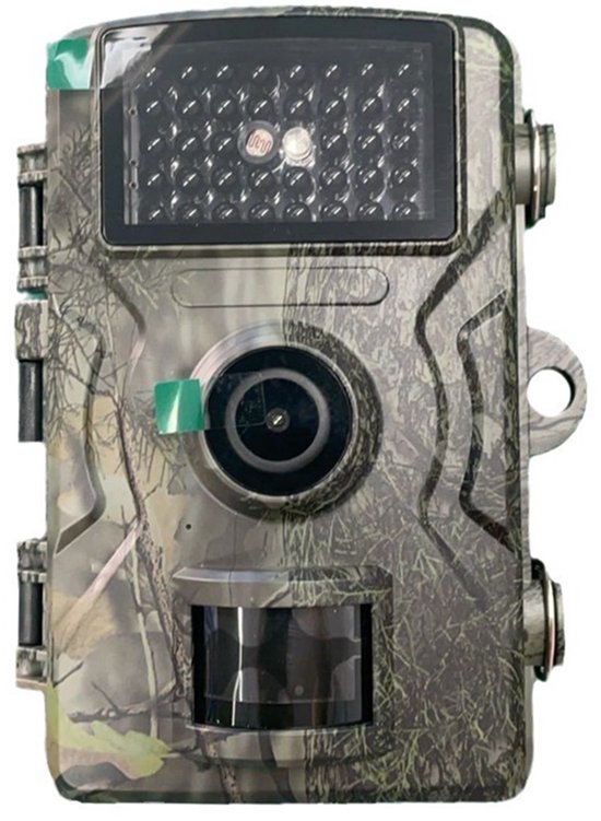 Wildcamera met Nachtzicht - 10x13.2 cm - Wildlife Camera - IP66 Waterproof - Pixelbereik 1,3 m - 1080P - Incl. 32GB SD-kaart - Geschikt Voor het Monitoren van Wilde Dieren - Geschikt Voor Buiten