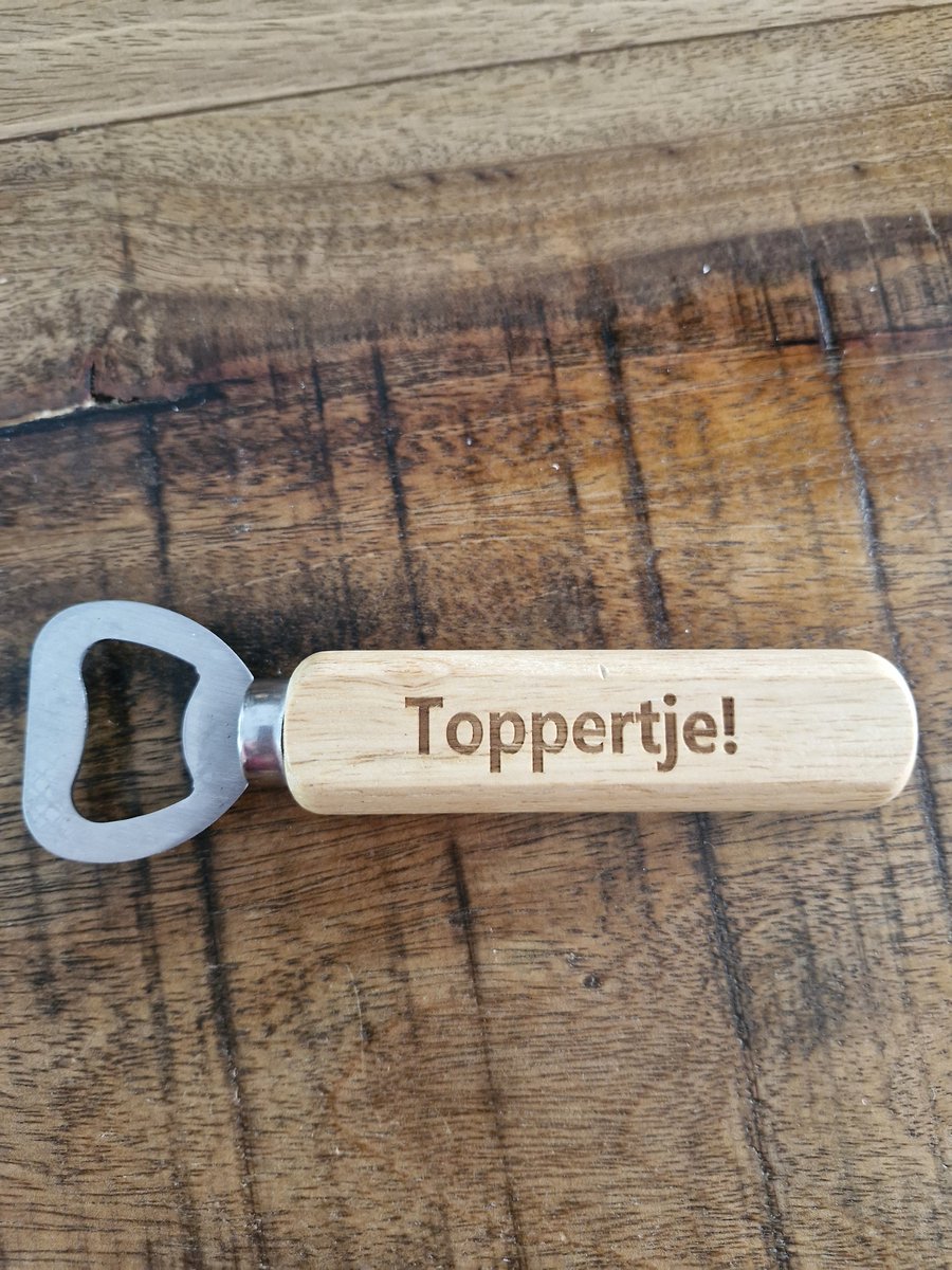 Hand Flesopener Toppertje!