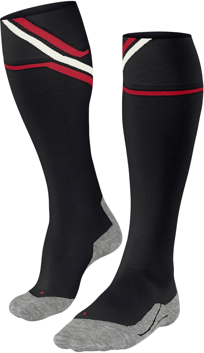 Damen SK4 130 Years warm dun wol functioneel materiaal skisokken dames Zwart