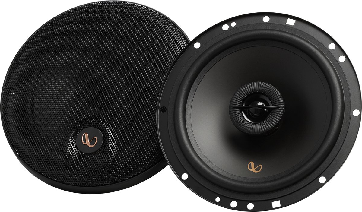 Infinity Alpha 603 - autospeaker - 16 cm - 2-weg Coaxiaal- 480 Watt - Zwart