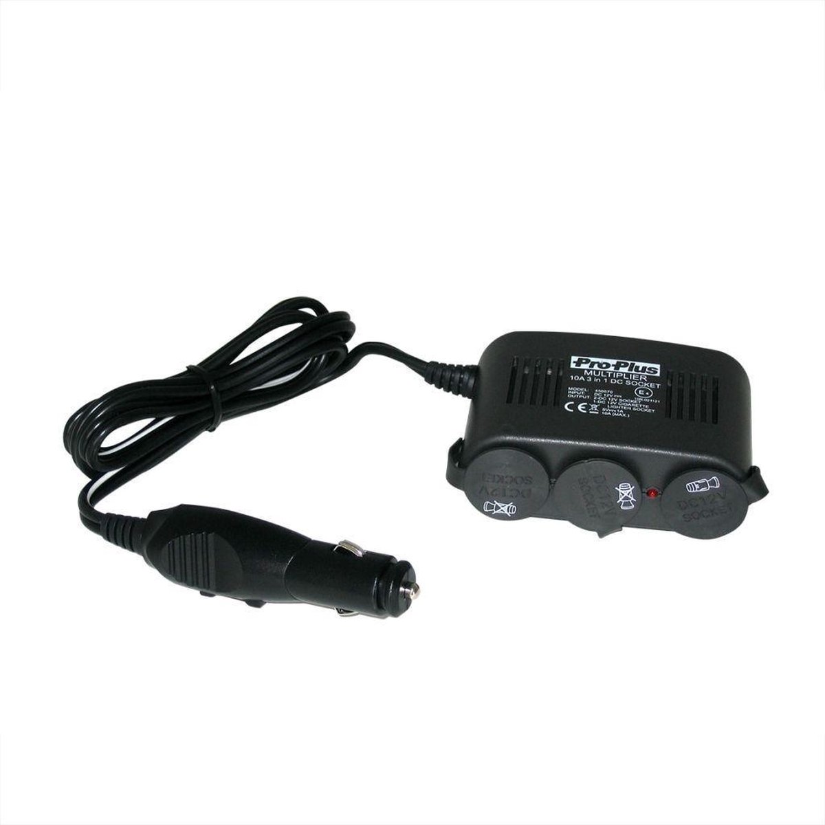 ProPlus 3-zijdig stopcontact 12V. +USB incl bevestigingsplaat. ProPlus 3-zijdig stopcontact 12V. +USB incl bevestigingsplaat.