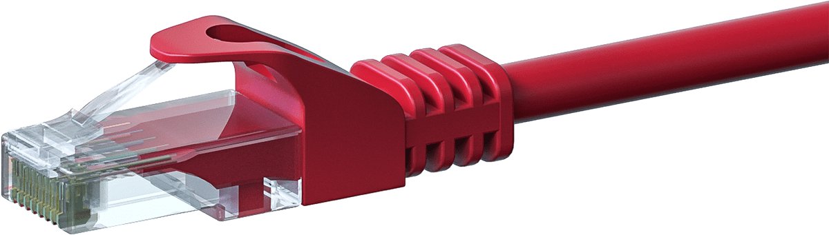 Danicom CAT6 UTP patchkabel - 15 meter rood - CCA - netwerkkabel - internetkabel - UTP kabel - RJ45 - 1000 mbit/s