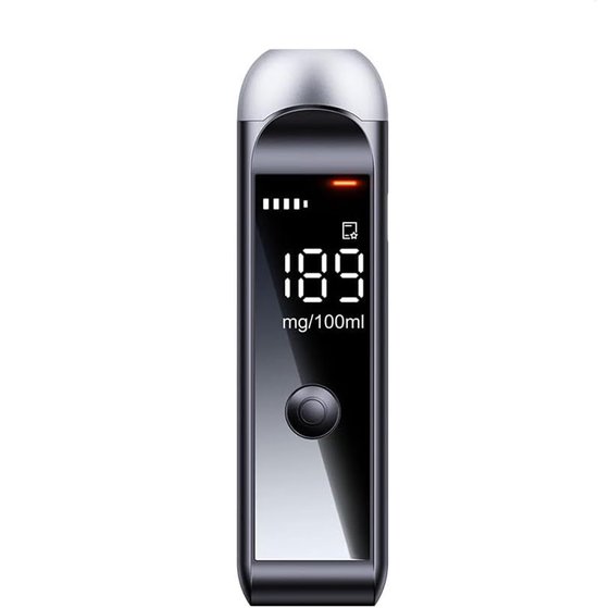 Blaastest Professionele alcoholtester met hoge nauwkeurigheid - Blaastesters - Alcohol met digitaal display Draagbare persoonlijke alcoholtester voor thuisgebruik - Ademtest Tester met USB C-poort