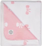 Jollein Deken Little Naturals 100x150 cm - Bow Pink