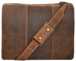 Visconti Hunter Messenger - Aktetas - leder - Geolied leer - kwaliteit