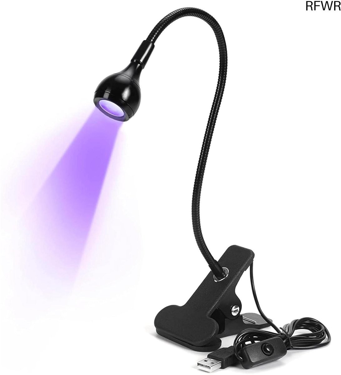 RFWR® LED Nageldroger UV Lamp met Veiligheidsclip voor Gelnagels en Manicure