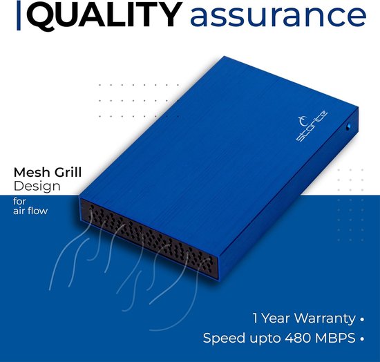 RFWR® Draagbare 1TB Externe Harde Schijf - Slank Design en Snelle Gegevensoverdracht via USB 2.0 van RFWR — afbeelding 5