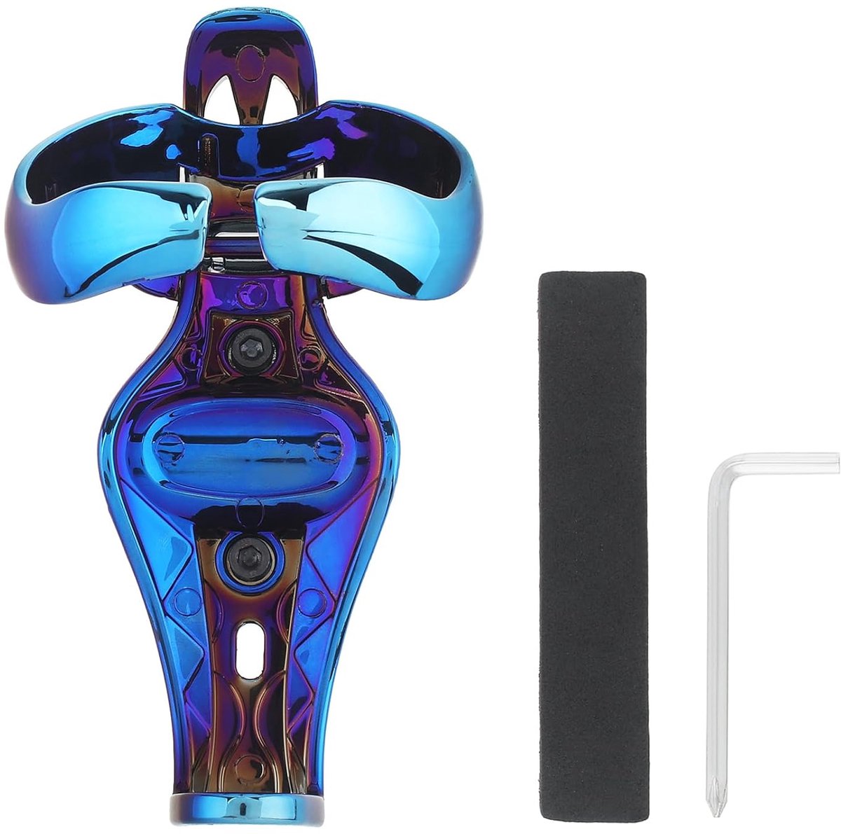 Verbeterde bekerhouder voor motorfiets - waterfleshouder - titanium