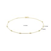 Enkelbandje schakel mix goud | Shop Enkelbandjes