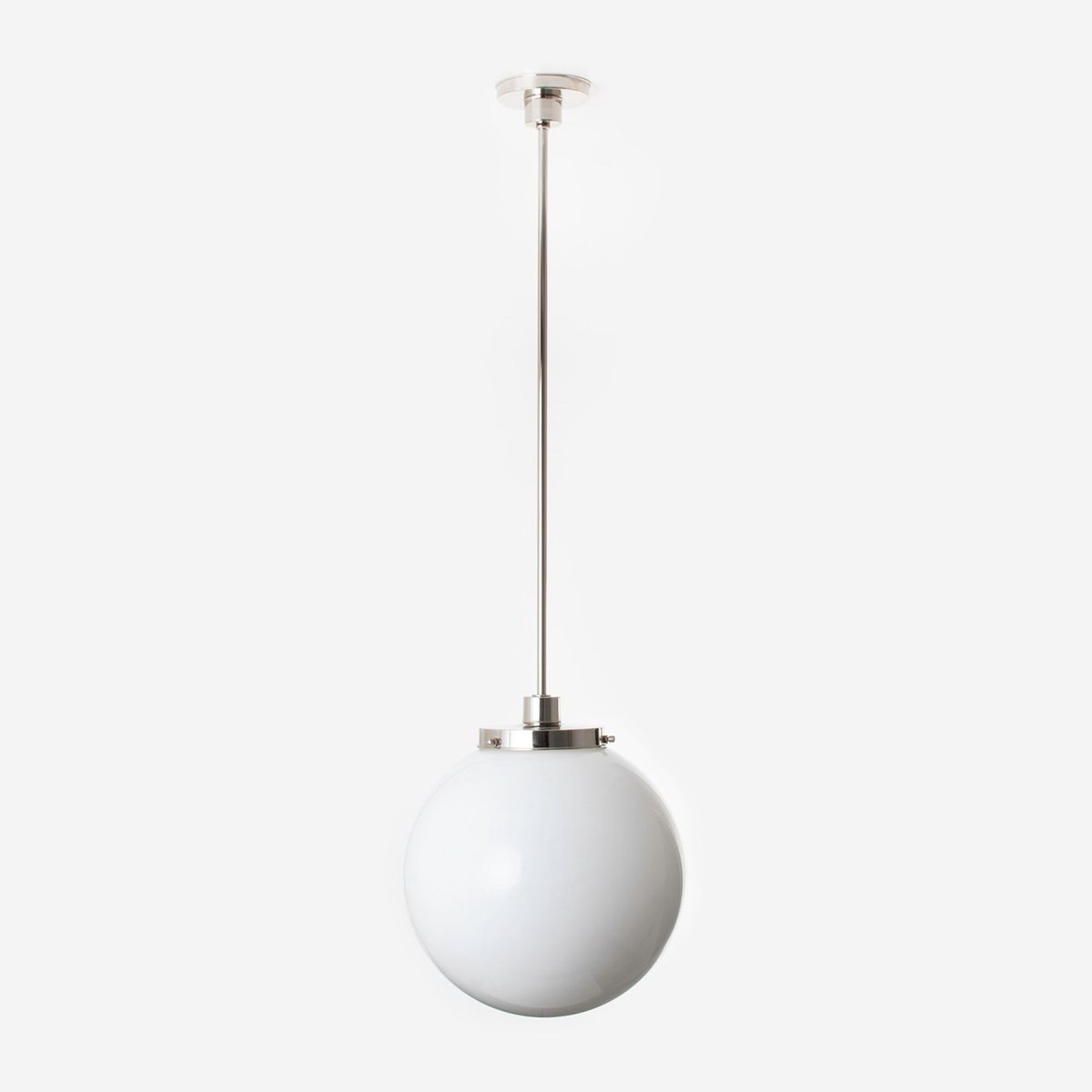 Coloured by Art Hanglamp Bol Ø 30 20's Nikkel - Art Deco Trade