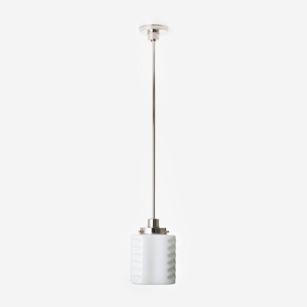 Coloured by Art Hanglamp De Klerk 20's Nikkel - Art Deco Trade