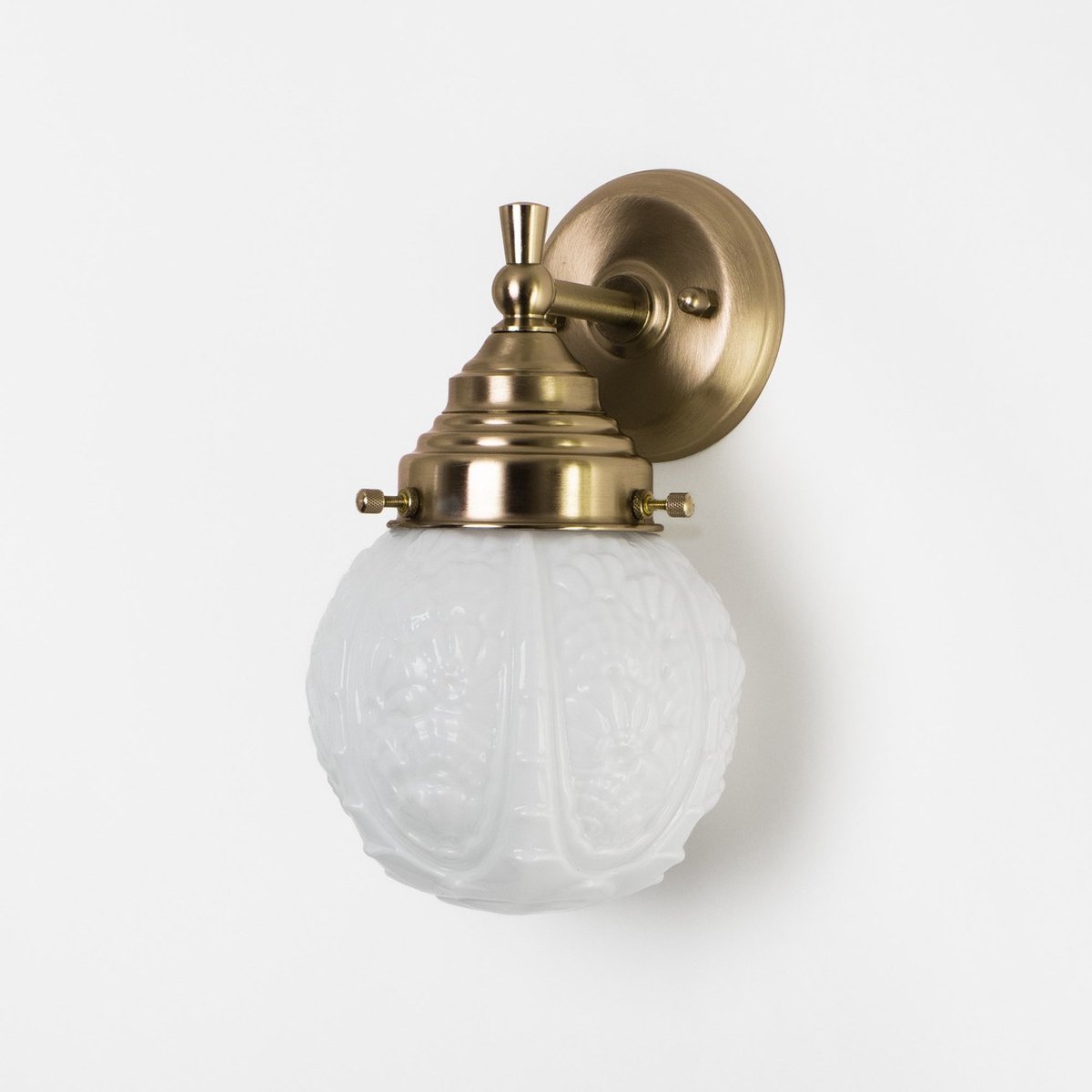 Wandlamp Guimard Flower Royal Brons - Art Deco Trade