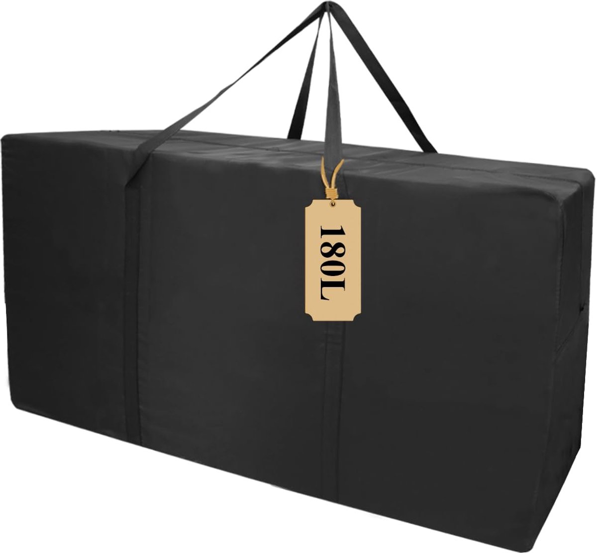 Ibenzoa® Grote multifunctionele opbergtas 180 liter met handgreep en ritssluiting voor diverse opslagbehoeften