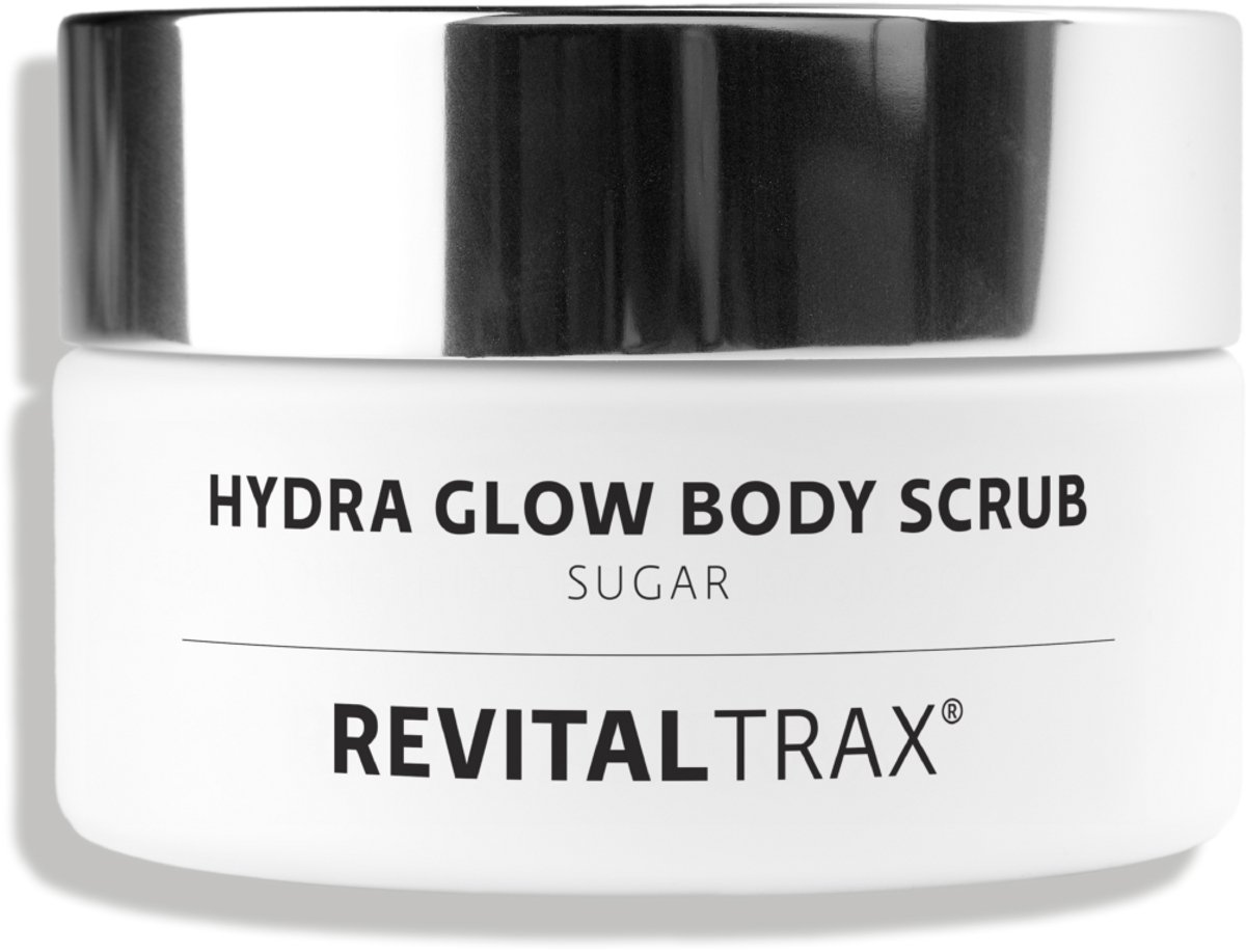 RevitalTrax® - Hydra Glow Sugar Body Scrub - Verzorgende exfoliatie - Suikerkristallen- Verwijdert dode huidcellen - Hydrateert - Herstelt - Lichaam