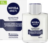 NIVEA MEN Sensitive Aftershave Balsem - Aftershave Balm - Alcoholvrij - 100ml
