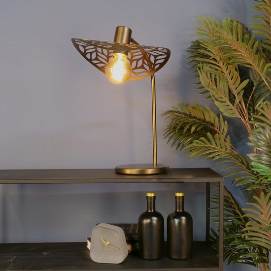 Lampe de table EGLO Swaby - E27 - 46,5 cm - Bronze