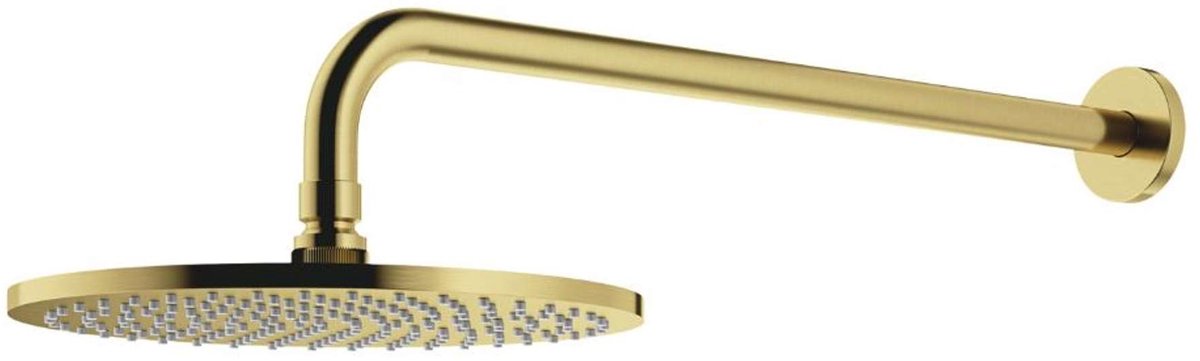 OMNIRES Slimline - Hoofddouche, diameter 25 cm, geborsteld messing WGSET1BSB