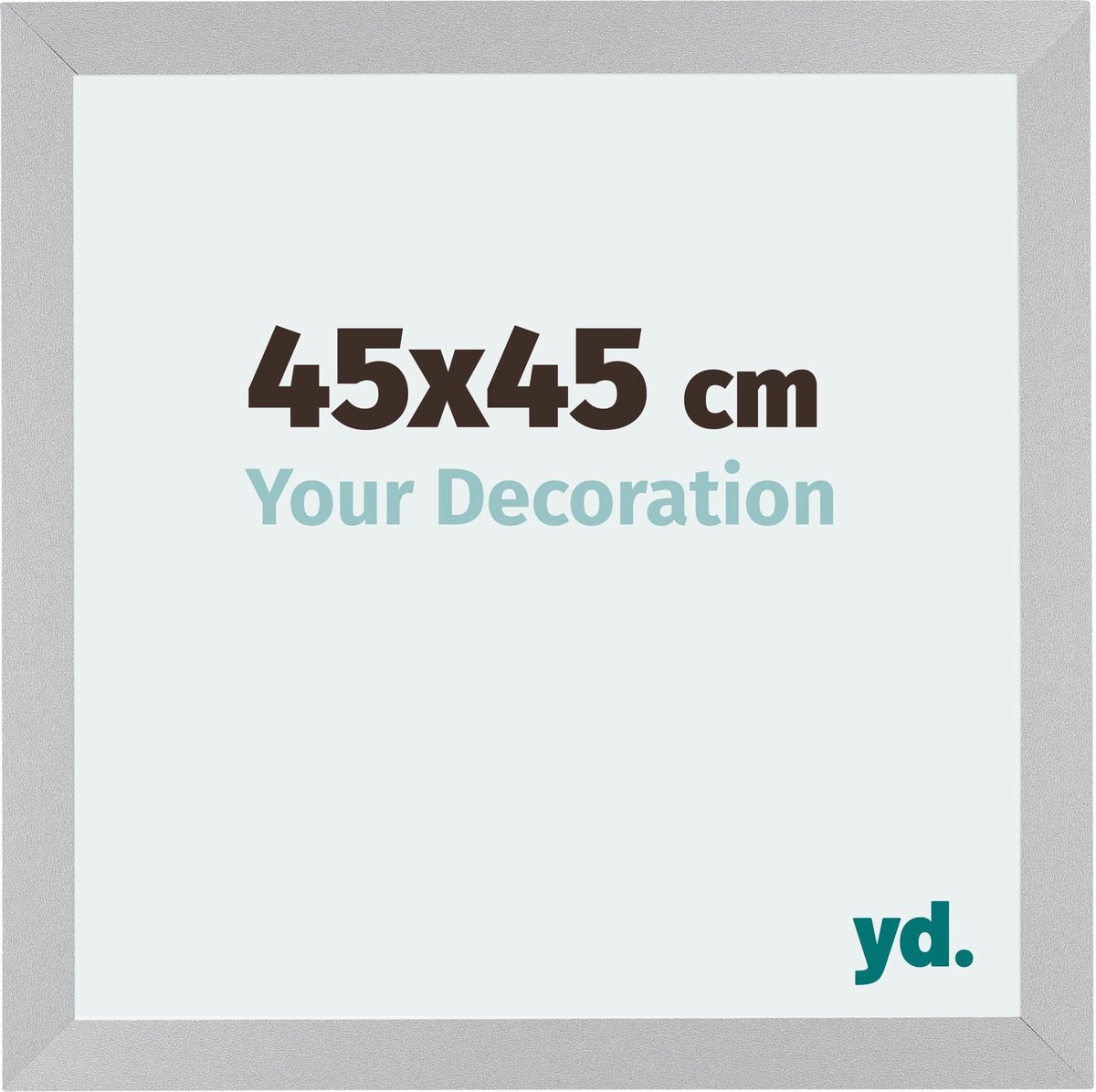 yd. Your Decoration - Fotolijst 45x45 cm - MDF - Zilver Mat - Mura
