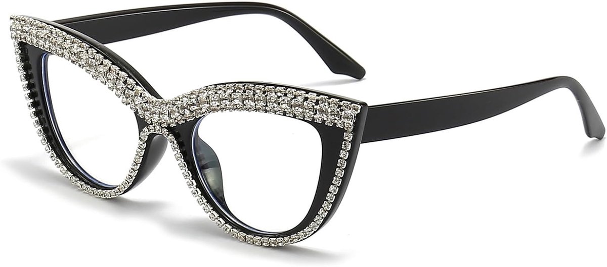 Lexium Blauw licht bril zonder sterkte - Blauw Licht Bril - Computerbril - Blue Light Glasses - Blauw Licht Filter Bril - Beeldschermbril - Met Brillendoekje - Unisex - Transparant - Game bril - Bril tegen vermoeide ogen - Bril computer/tv schermen