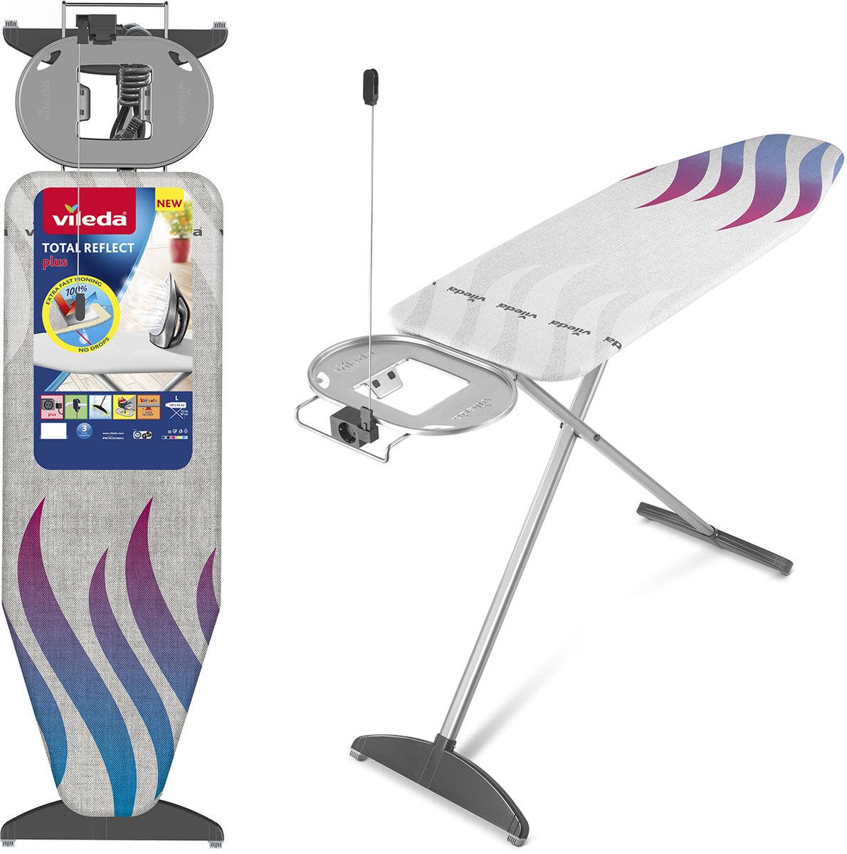 Vileda Total Reflect Plus L Strijkplank