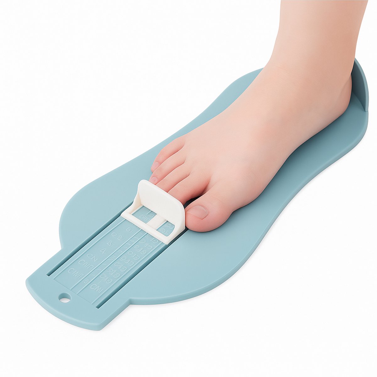 Voetmeter Kind I Schoenmaat Meter Kind I Voetmaat Meten I Schoenmeter Baby I Maatregel Baby I Blauw
