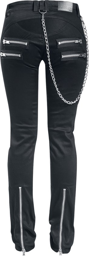 Jean noir Gothicana à fermeture éclair - Femme - W32L34
