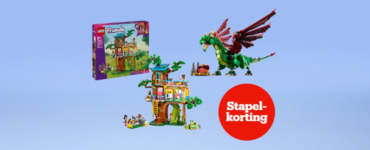 Stapelkorting op LEGO