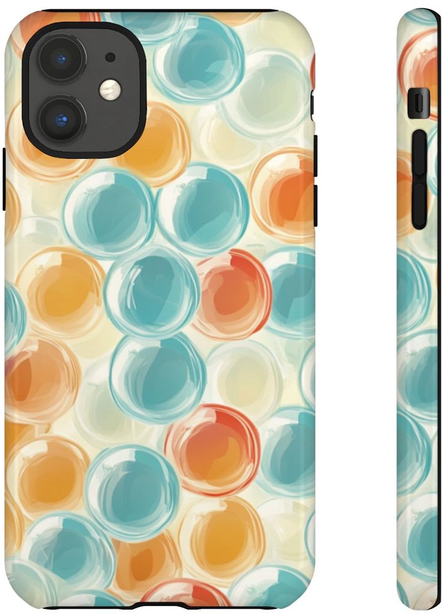 Kleurrijk Bubbeltjespatroon – Telefoonhoesje Geschikt voor iPhone 11
