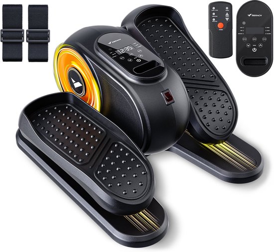 MERACH Mini Crosstrainer Onder Bureau Oranje 12 Niveaus - MERACH - €103,99