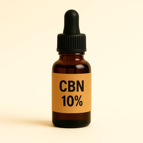 WietOliePuur CBN Olie 10% - 10ml (1000mg CBN) - Hennepextract op MCT-olie - ca. 200 druppels