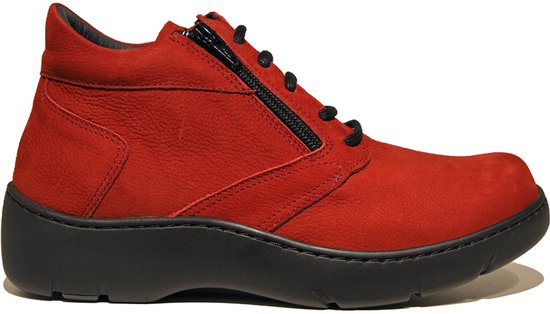 Wolky Comfort Veterschoenen Center XW - 20000 zwart leer - 38