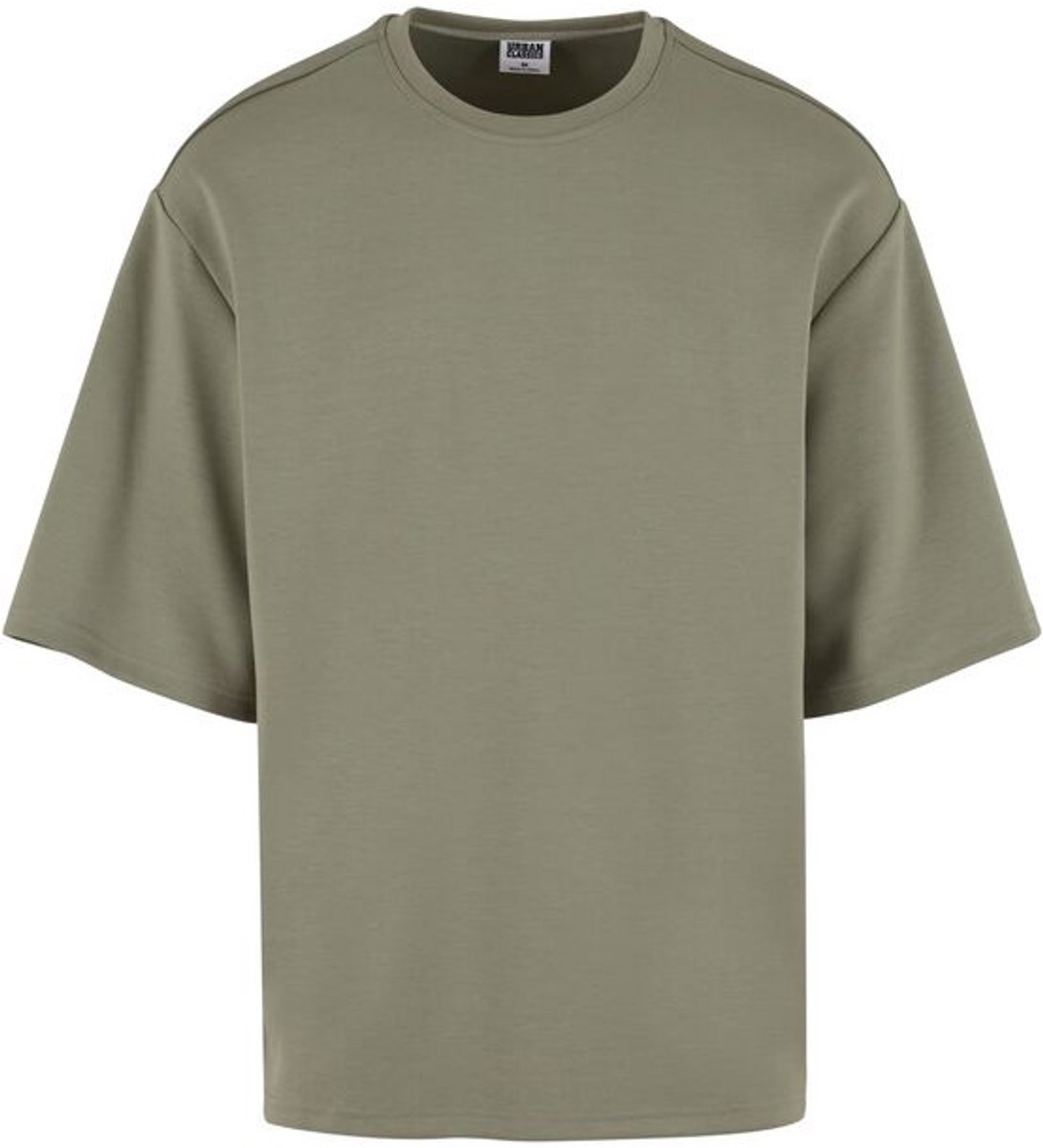 Urban Classics Oversized Scuba Heren T-shirt – M Groen