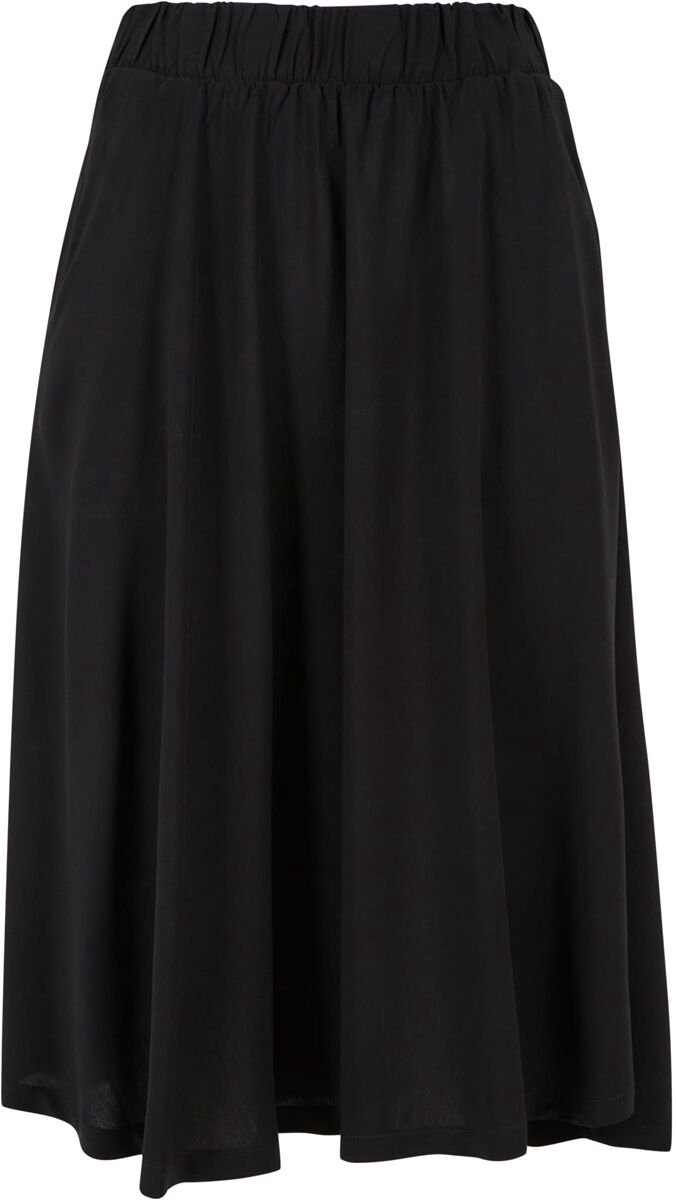 Urban Classics Viskose Dames Midirok – S Zwart