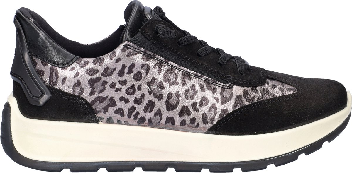 Ara New York dames instapper - Zwart multi - Maat 43