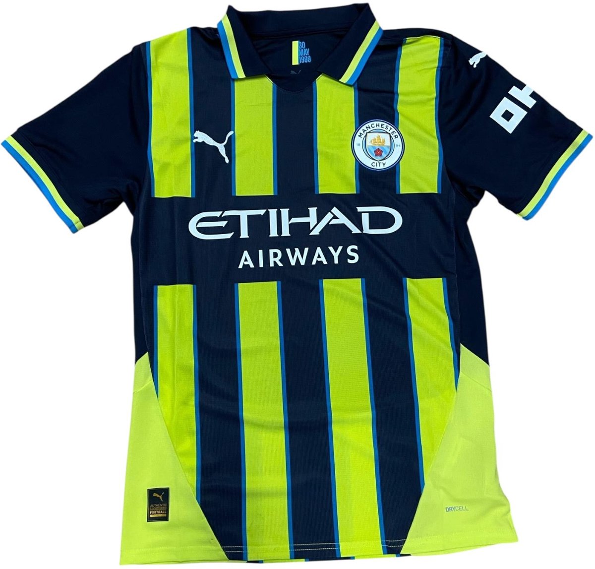 Puma Manchester City Fc Uit T-shirt Met Korte Mouwen Geel - MAAT 7-8Y