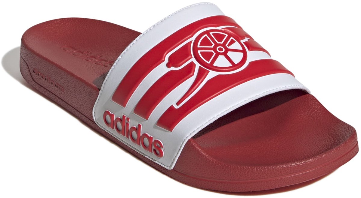 Arsenal Adidas slippers Adilette rood/wit UK (maat 43) bol