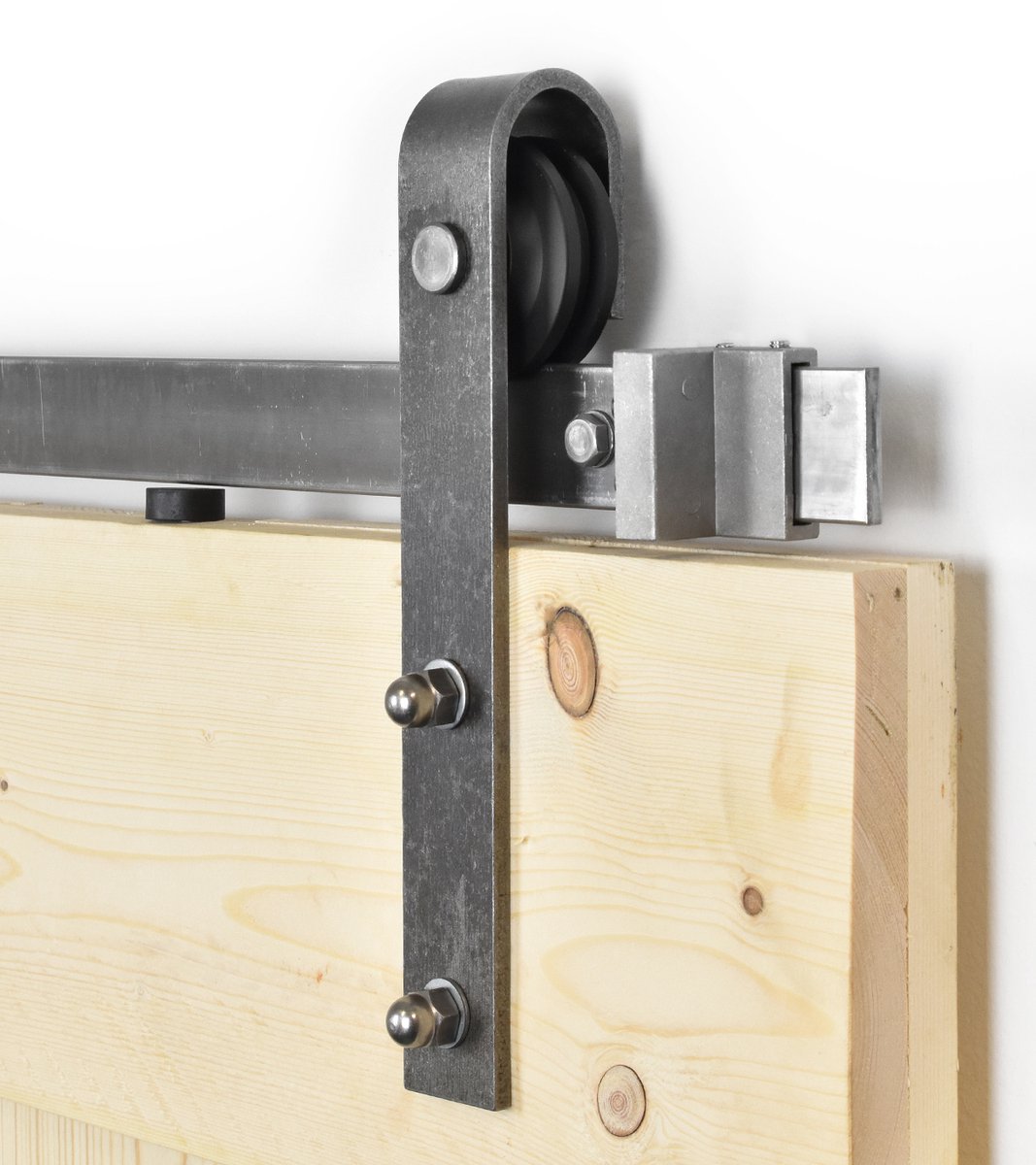 Schuifdeursysteem Recht Raw Steel 200 cm – Industrieel & robuust