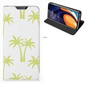 Geschikt voor Samsung Galaxy A60 Smart Cover Palmtrees
