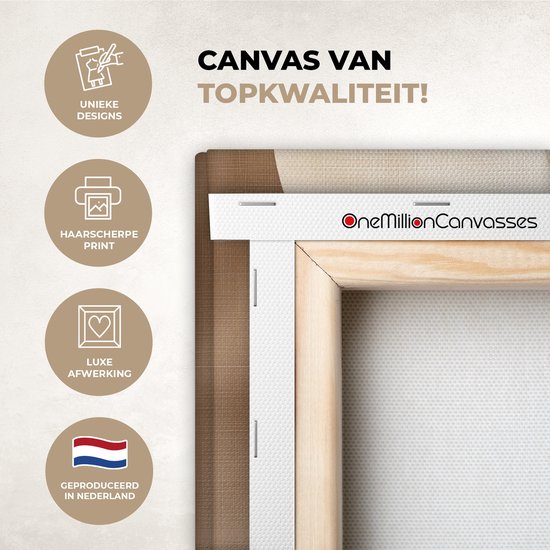 Canvas schilderij 20x20 cm - Exclusieve wanddecoratie Snijdende cirkels - Overlappende vlakken - Muurdecoratie woonkamer - Slaapkamer decoratie - Kamer accessoires - Schilderijen op canvas