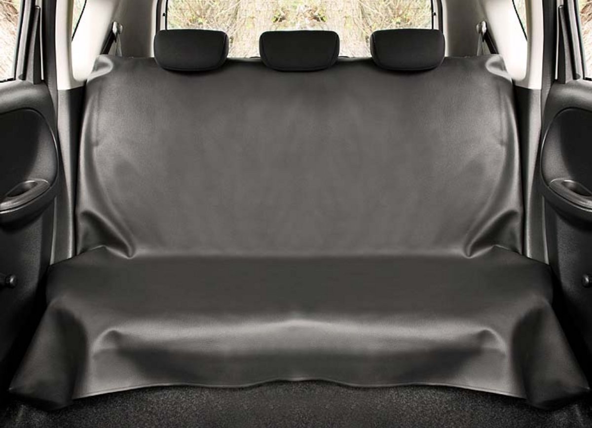 Carpassion Autostoelhoes - Autostoelbeschermer- Stoelhoes - Achterbank - Bescherming - Polyester - Zwart