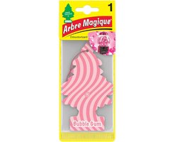 Bubble Gum Arbre Magique Geurboom Luchtverfrisser voor in de auto – Car Parfum – Geurboompje – Geurbooster – Wonderboom – Geurverfrisser – Nieuwe Auto – Autogeur – Autoparfum – Geurblad - Zomer Fris