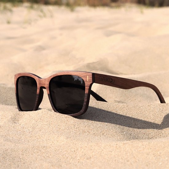 Dzukou Tokyo Slate - Zonnebril - Heren - Hout - Gepolariseerd van Dzukou — afbeelding 2