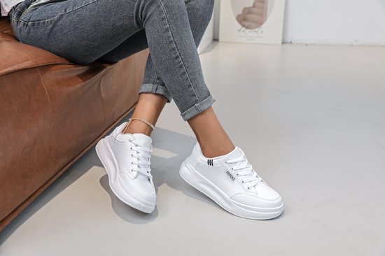 Sneakers Dames W02 Sneakers Wit-Maat-36