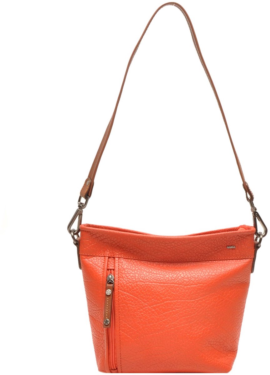 Berba | Soft | Schoudertas | Oranje | Leer