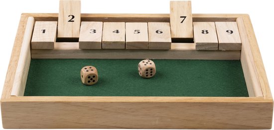 Longfield Games Shut The Box Klein