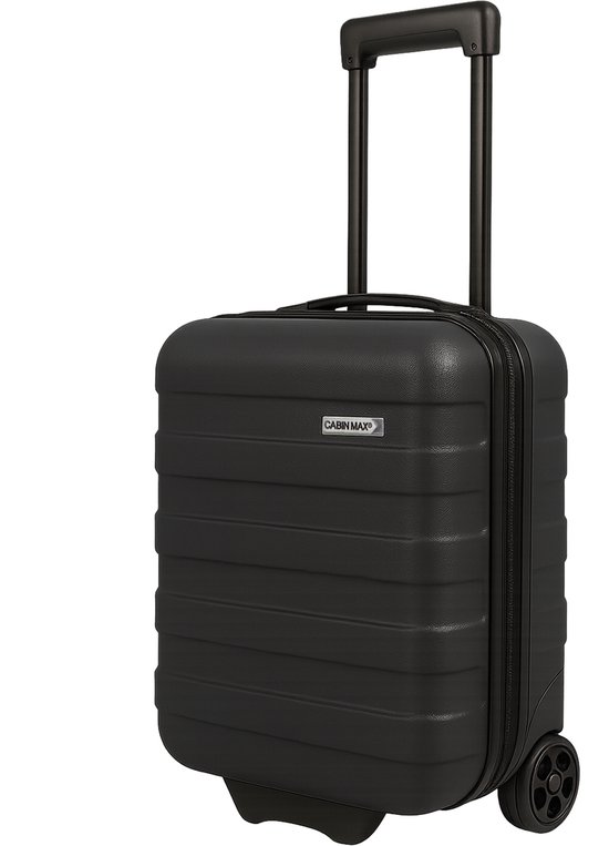 CabinMax Handbagage Koffer - Reiskoffer 24L - Handbagage Trolley Wizz Air - 40x30x20cm - Zwart
